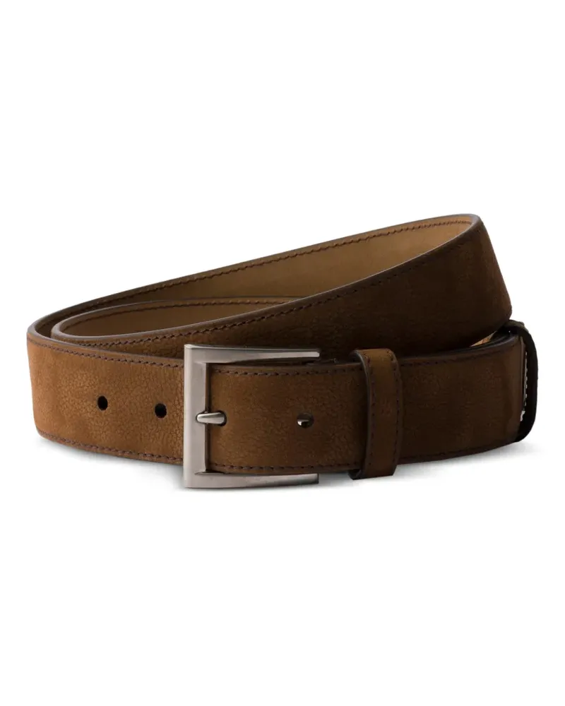 Prada Gürtel aus Nubukleder - Braun Braun