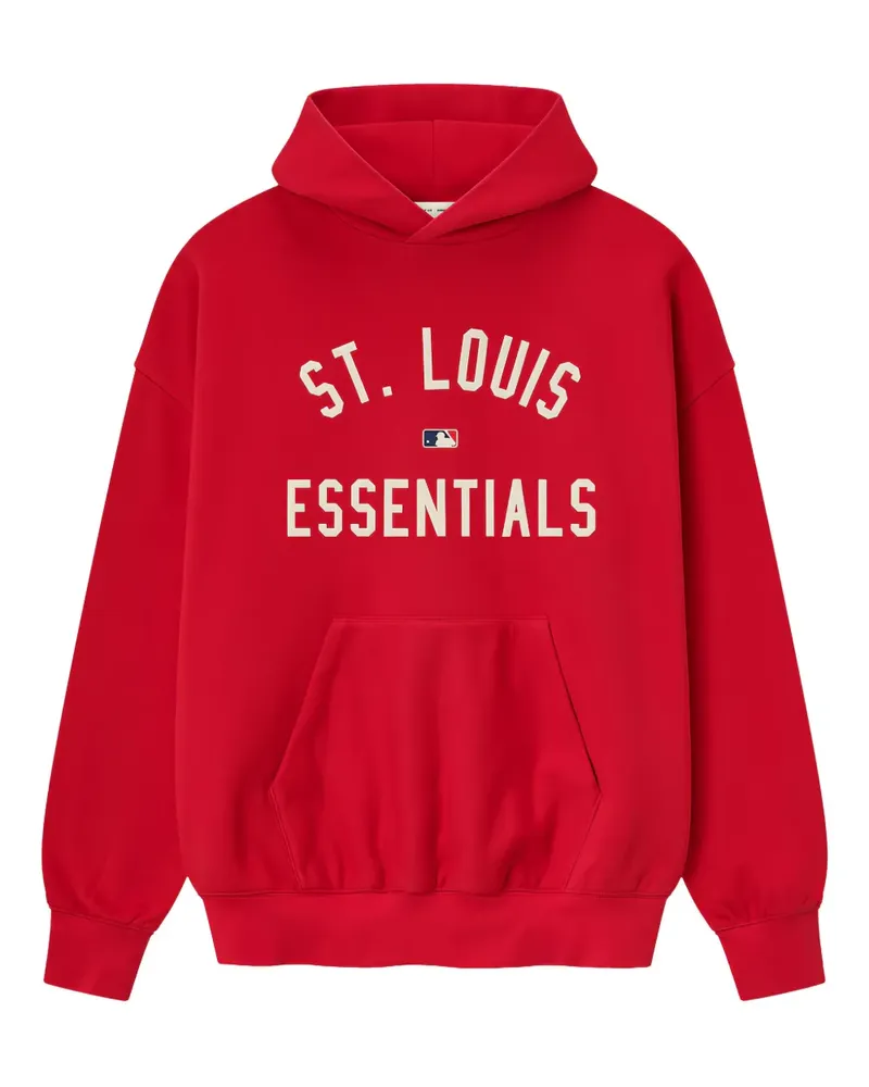 Fear of God x MLB Cardinals Hoodie mit Logo - Rot Rot