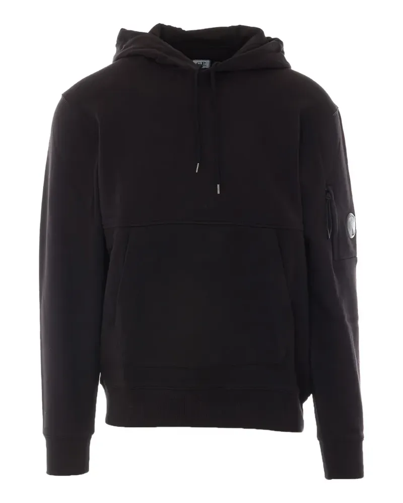C.P. Company Langärmeliger Hoodie - Schwarz Schwarz