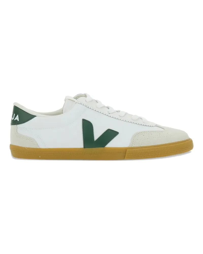 VEJA Volley Sneakers mit Einsatz - Weiß Weiß