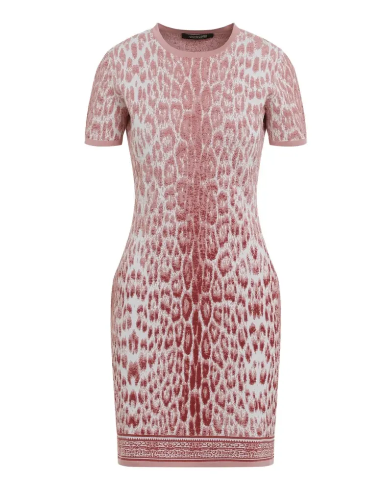 Roberto Cavalli leopard-print dress - Rosa Rosa