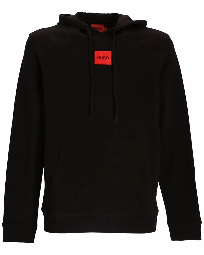 HUGO BOSS Terry Hoodie Schwarz