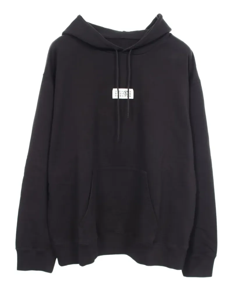 Maison Margiela 2020s Numeric Signature hoodie - Schwarz Schwarz