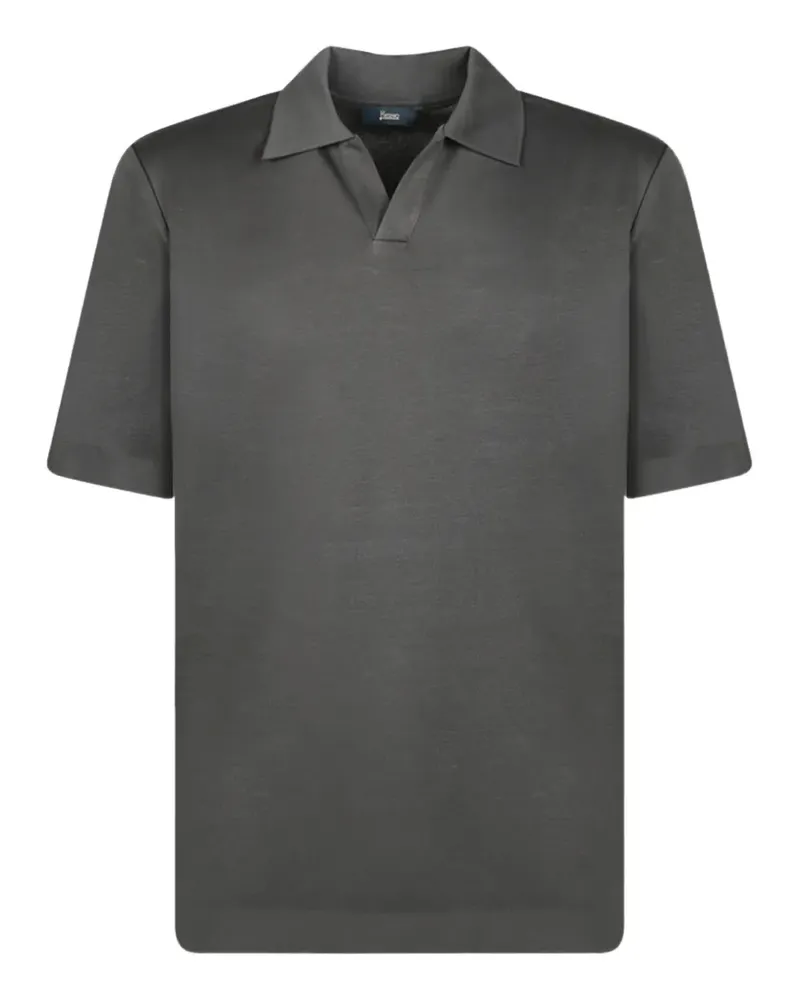 Herno short-sleeved polo shirt - Grau Grau