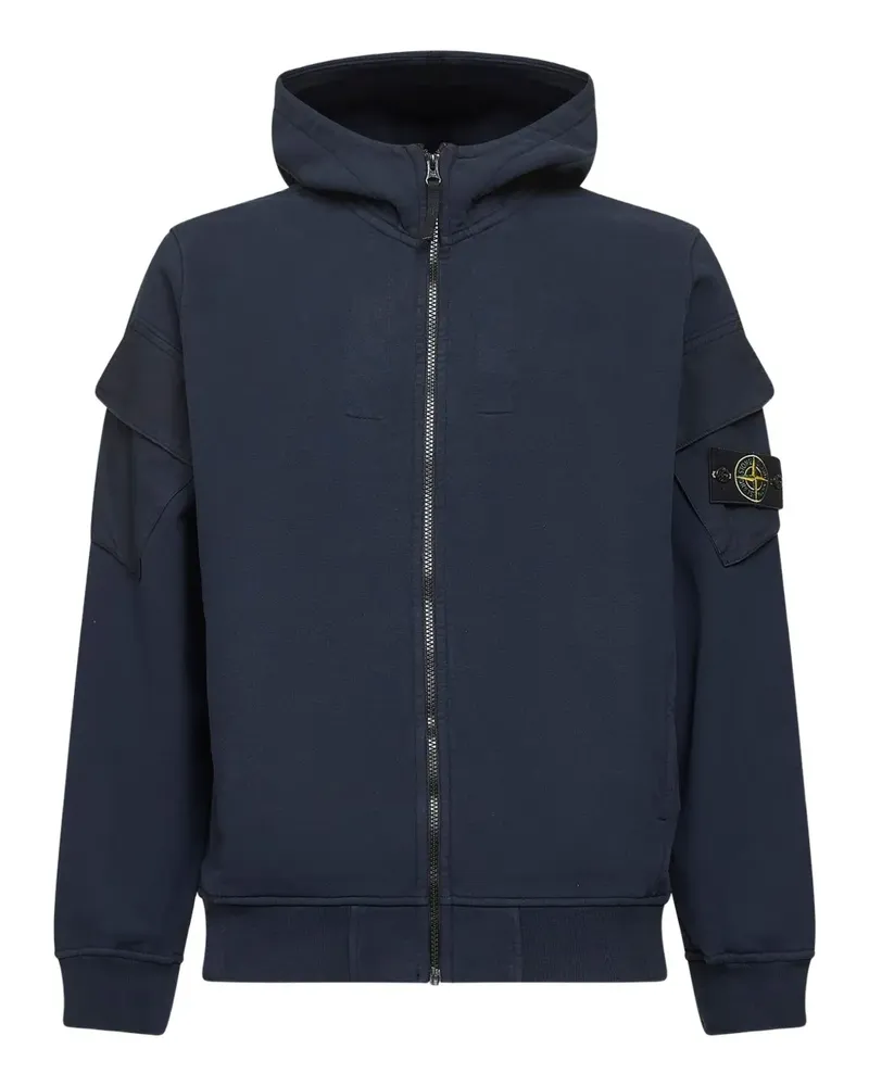 Stone Island zip-up hoodie - Blau Blau