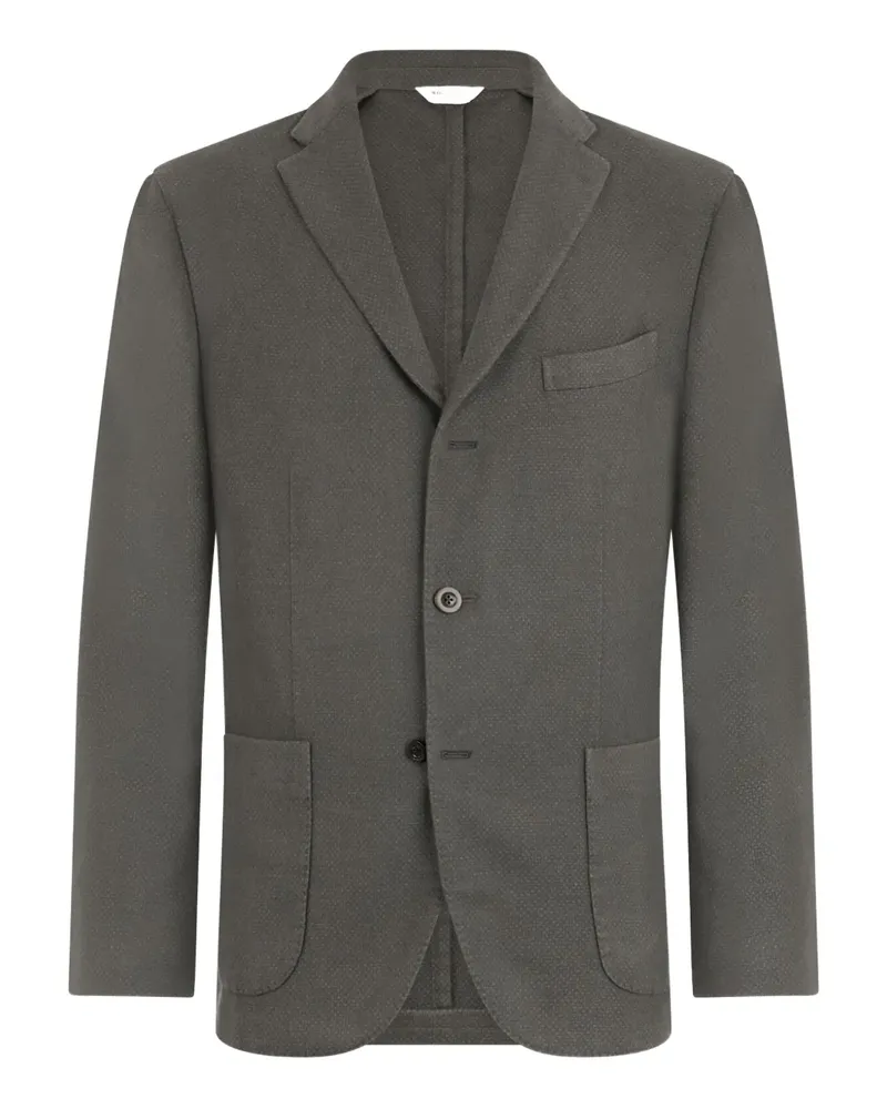 Boglioli textured three-button blazer - Grau Grau