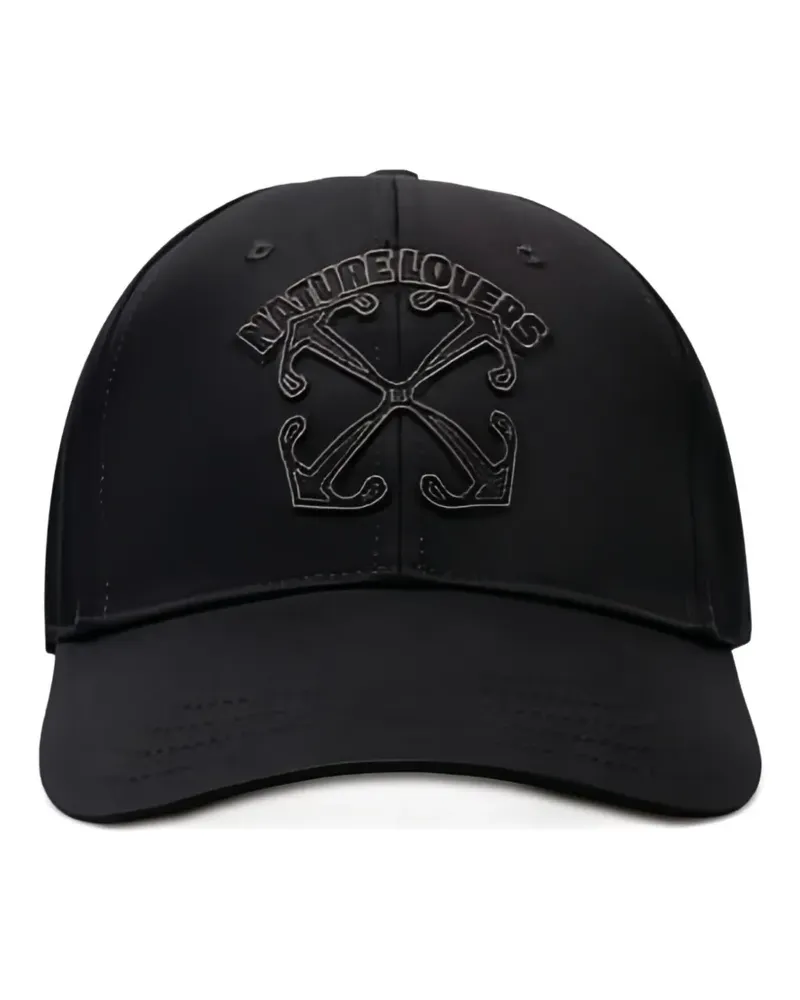 OFF-WHITE naturelovers embroidered baseball cap - Schwarz Schwarz