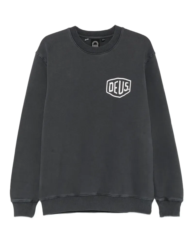 Deus Ex Machina Shield Sweatshirt mit Logo-Print - Schwarz Schwarz