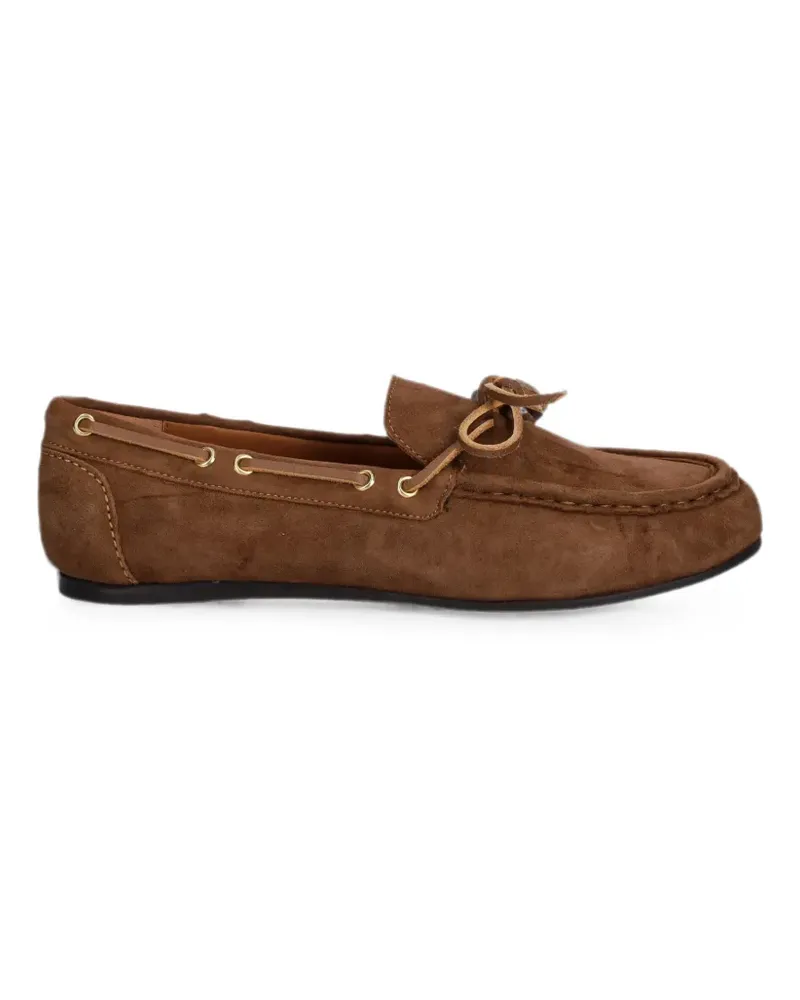 Billi Bi bow-detail loafers - Braun Braun