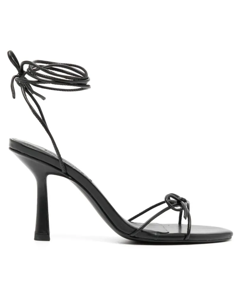 SENSO Kalani Sandalen aus Leder 95mm - Schwarz Schwarz
