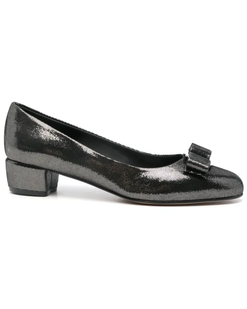 Ferragamo Viva-Bow Pumps 35mm Schwarz