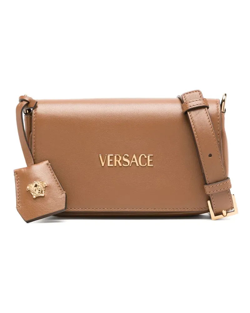 Versace Tag Mini-Tasche - Braun Braun