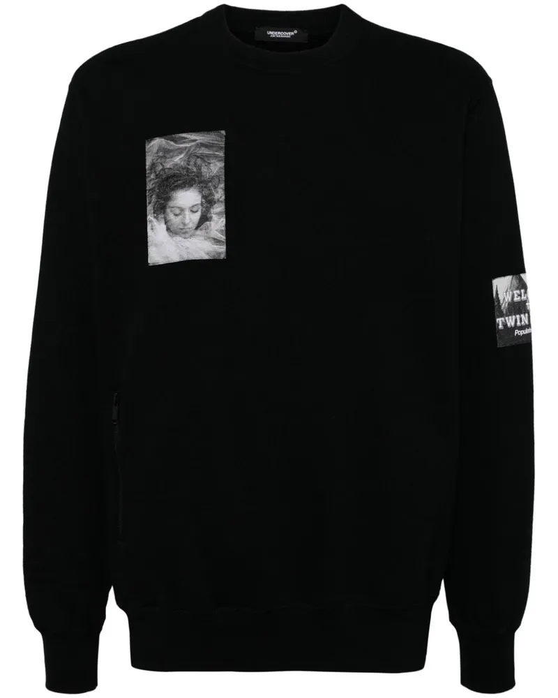Undercover Sweatshirt mit grafischem Print - Schwarz Schwarz