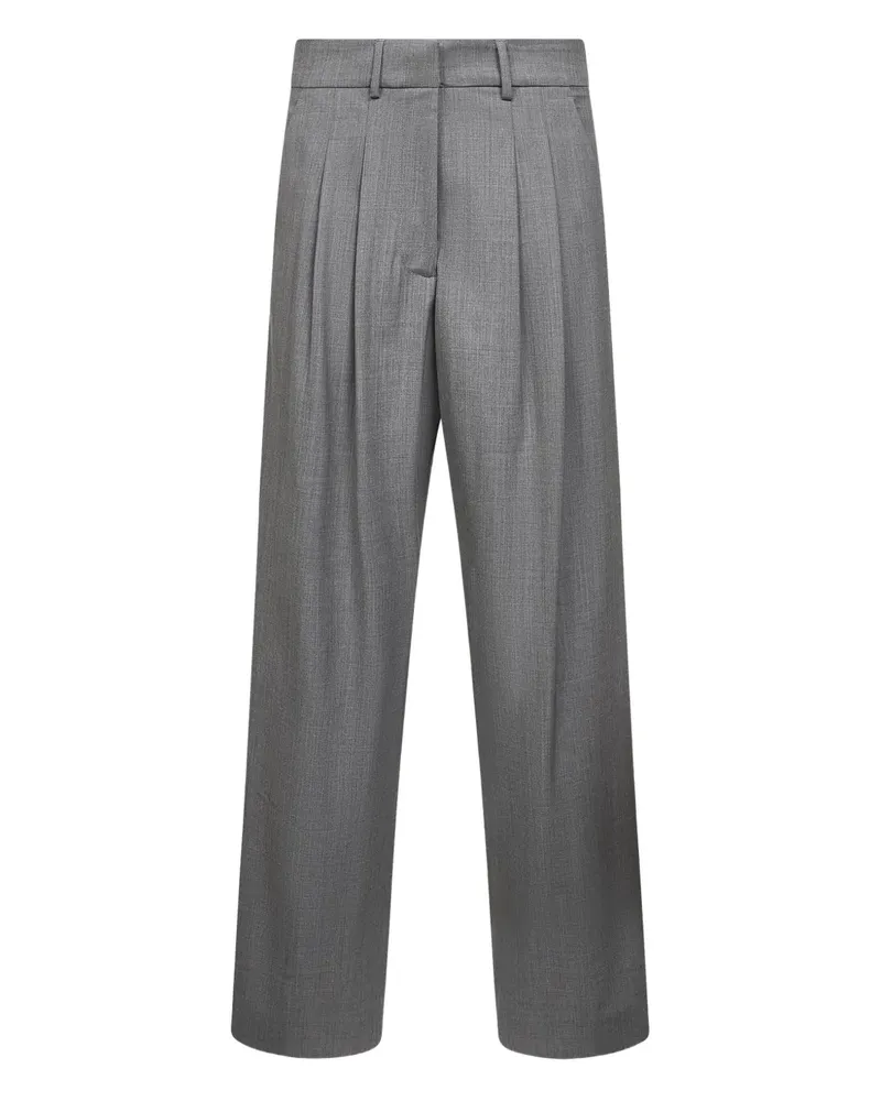 PT TORINO Hose mit Falten - Grau Grau