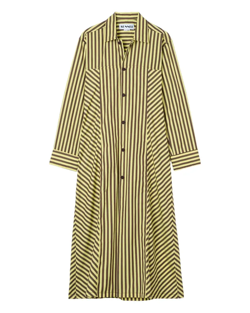SUNNEI Gestreiftes Maxikleid - Gelb Gelb