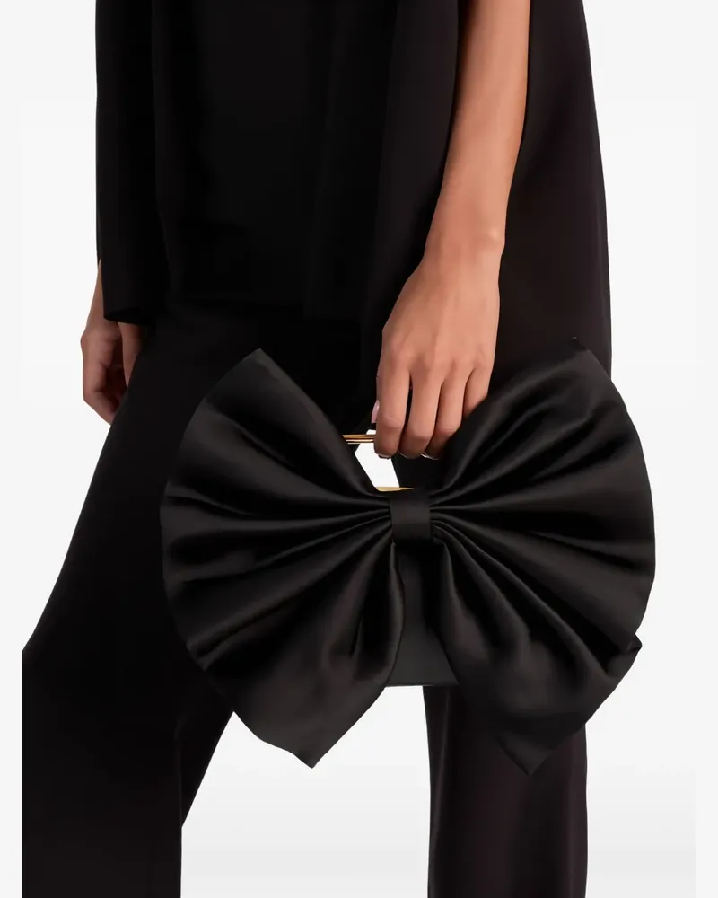 Alice + Olivia Raven Clutch - Schwarz Schwarz