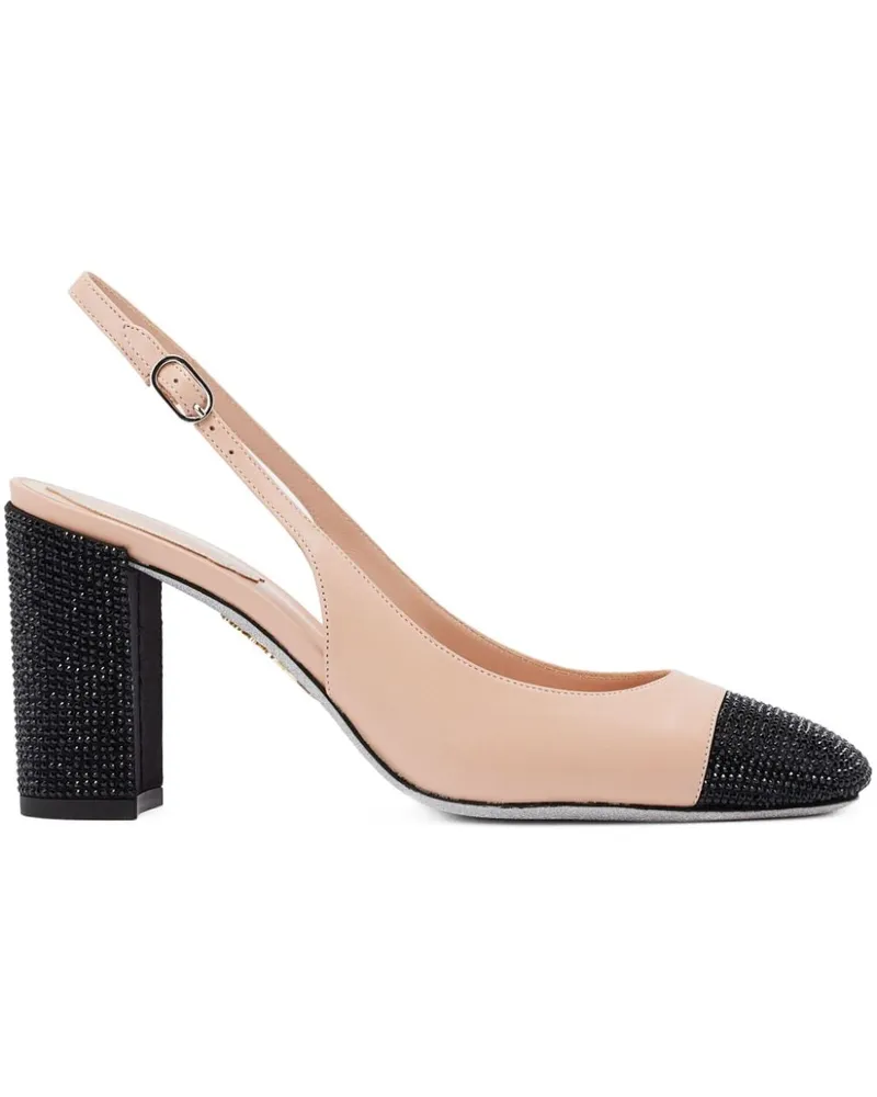 René Caovilla Kristen Slingback-Pumps 80mm Nude