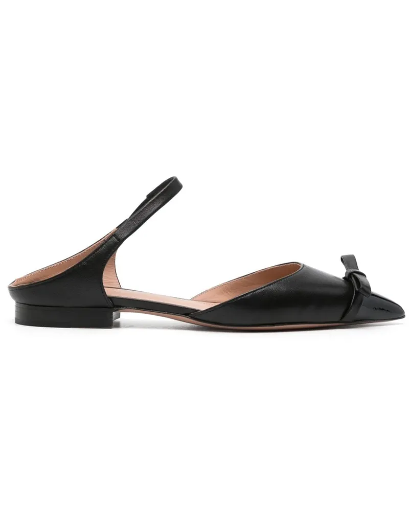 Malone Souliers Ballerinas mit Schleifendetail - Schwarz Schwarz