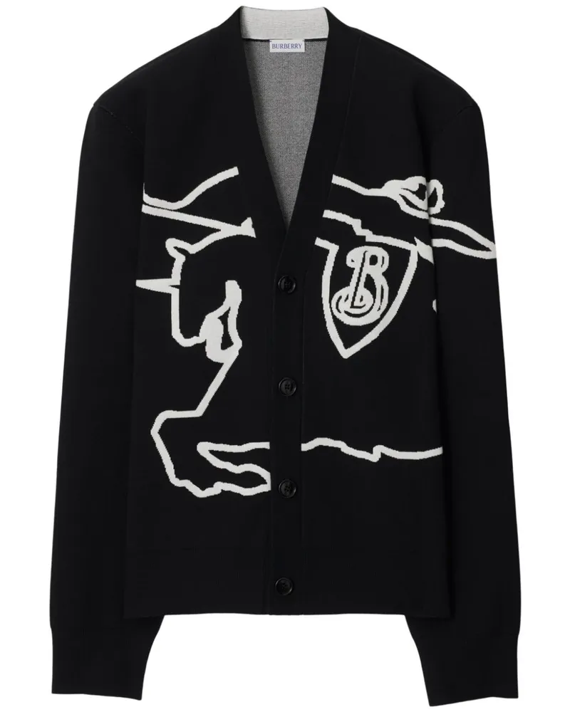 Burberry EKD Cardigan Schwarz