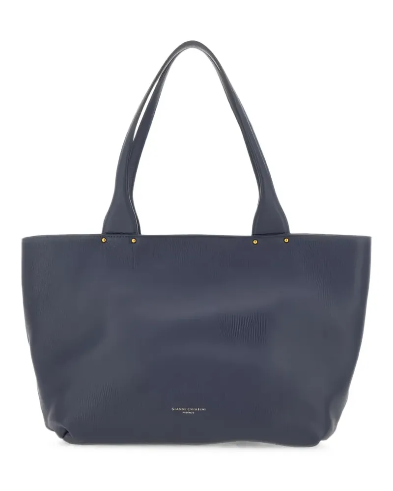 Gianni Chiarini zip-fastening leather tote bag - Blau Blau