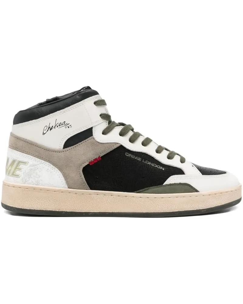Crime Chelsea Mid Sneakers - Schwarz Schwarz