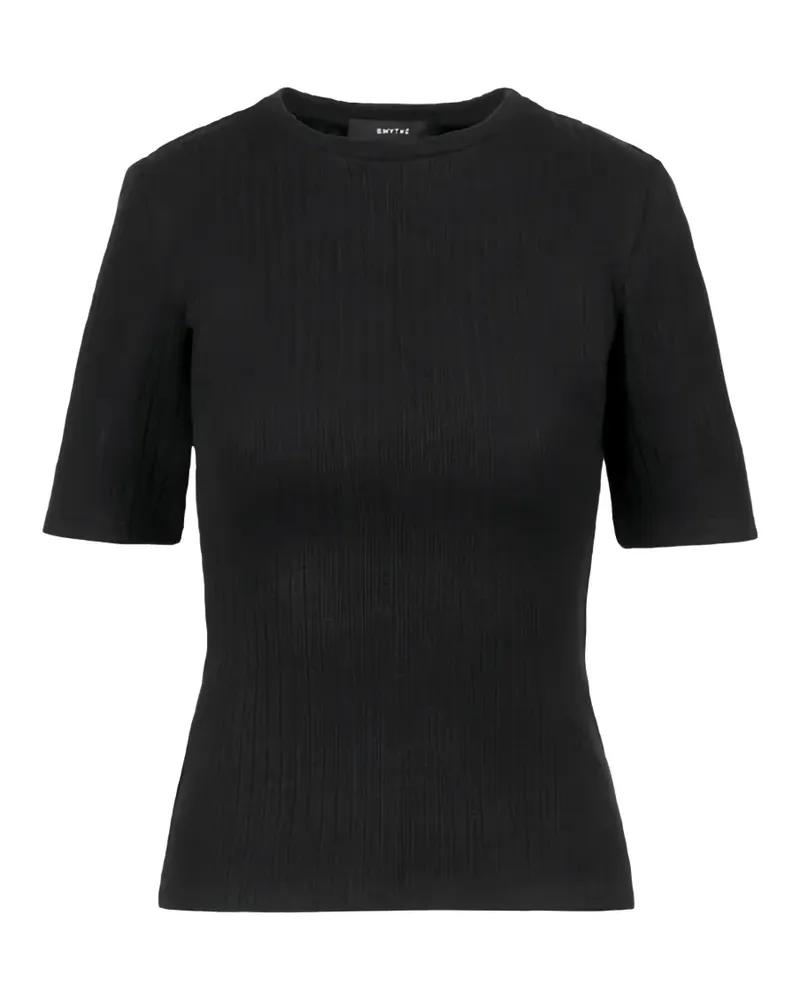 Smythe Geripptes T-Shirt - Schwarz Schwarz