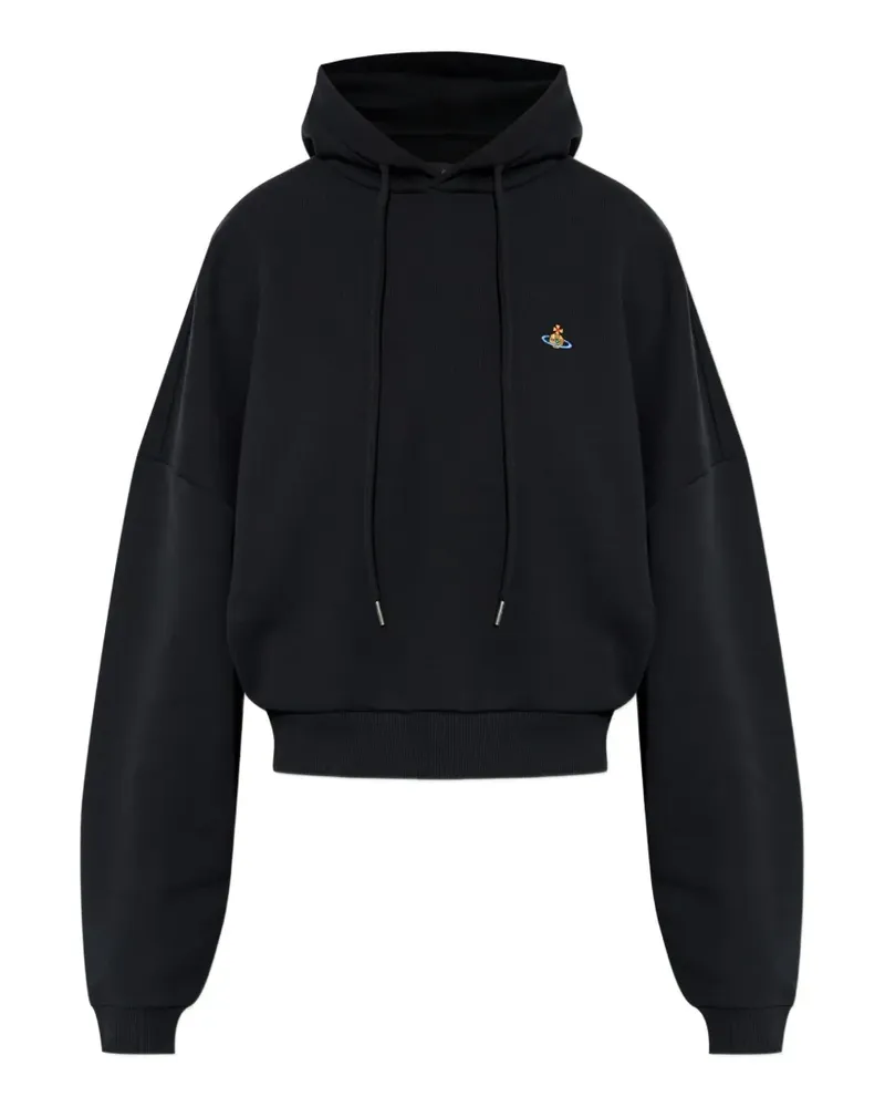 Vivienne Westwood Hoodie mit Orb-Stickerei - Schwarz Schwarz
