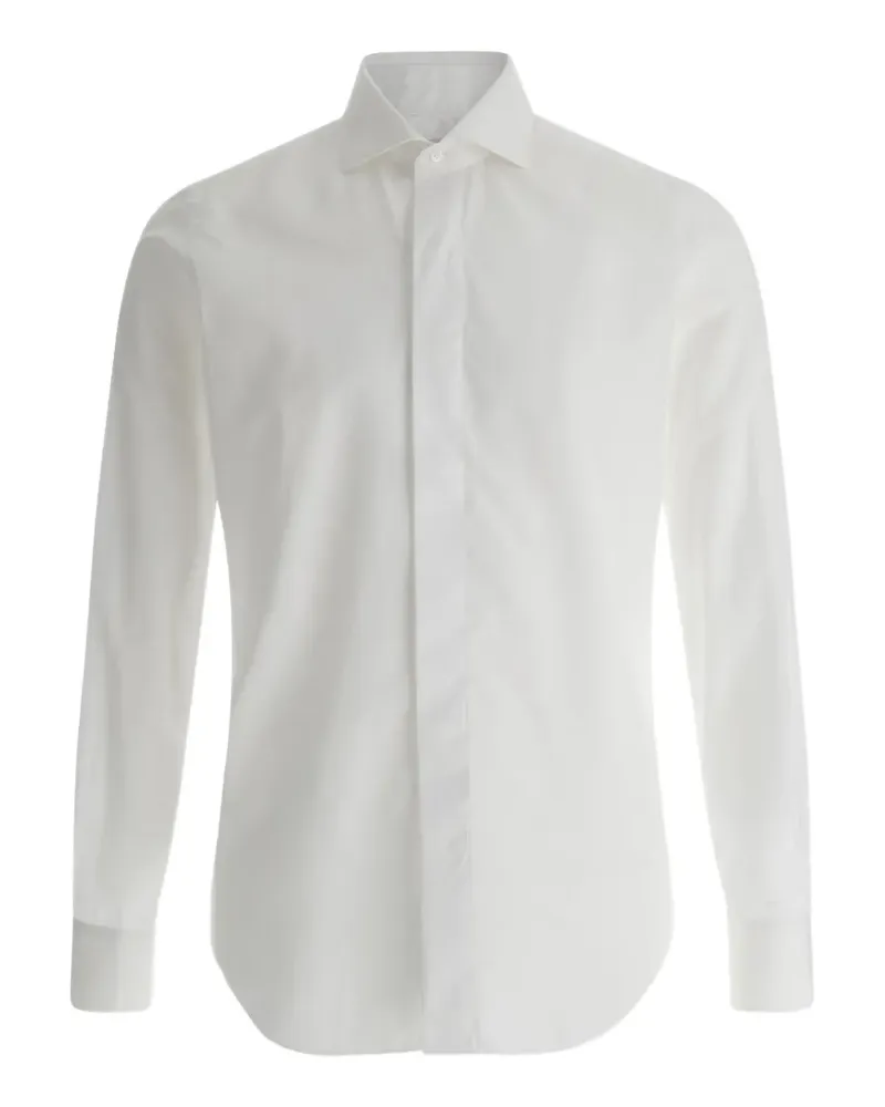 Alessandro Gherardi Klassisches Hemd - Weiß Weiß