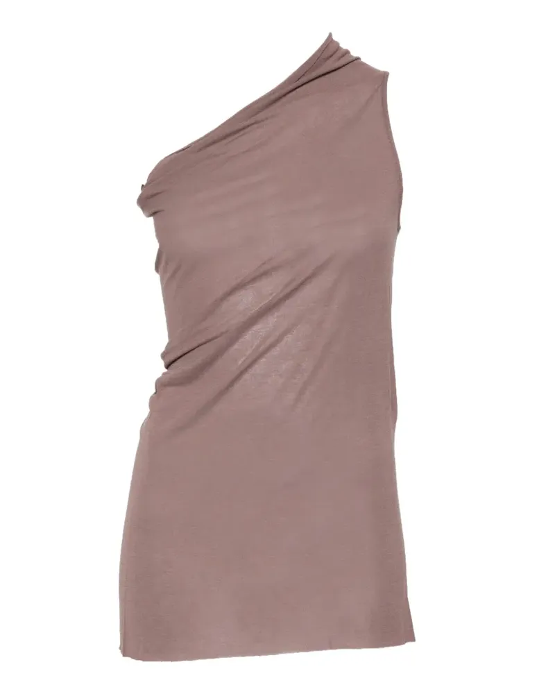 Rick Owens Asymmetrisches Tanktop - Nude Nude