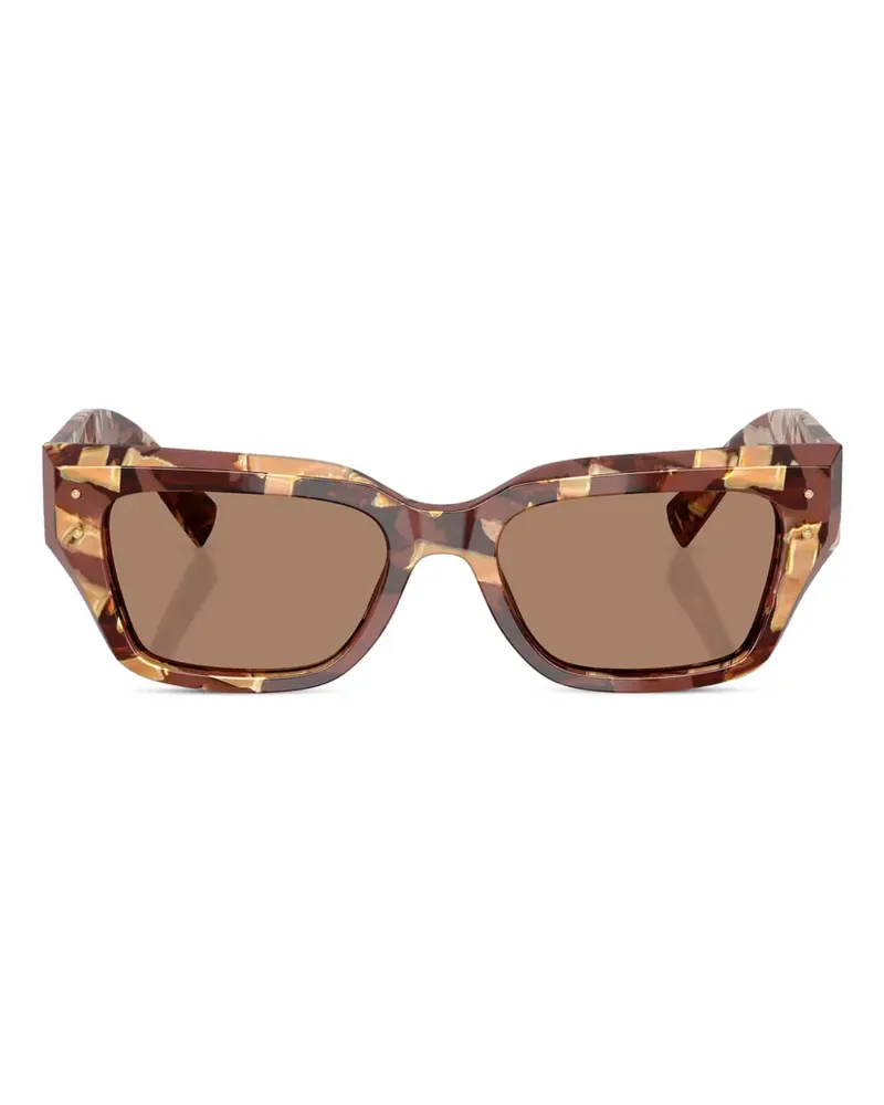 Dolce & Gabbana geometric sunglasses - Braun Braun