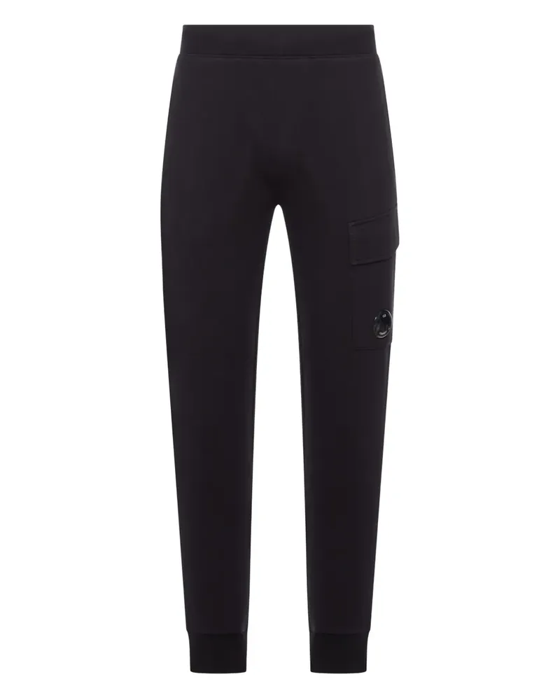 C.P. Company Jogginghose mit Linsen-Detail - Schwarz Schwarz