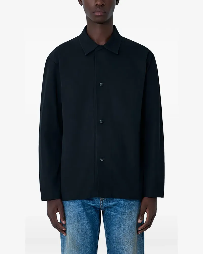 Margaret Howell snap-button shirt - Schwarz Schwarz
