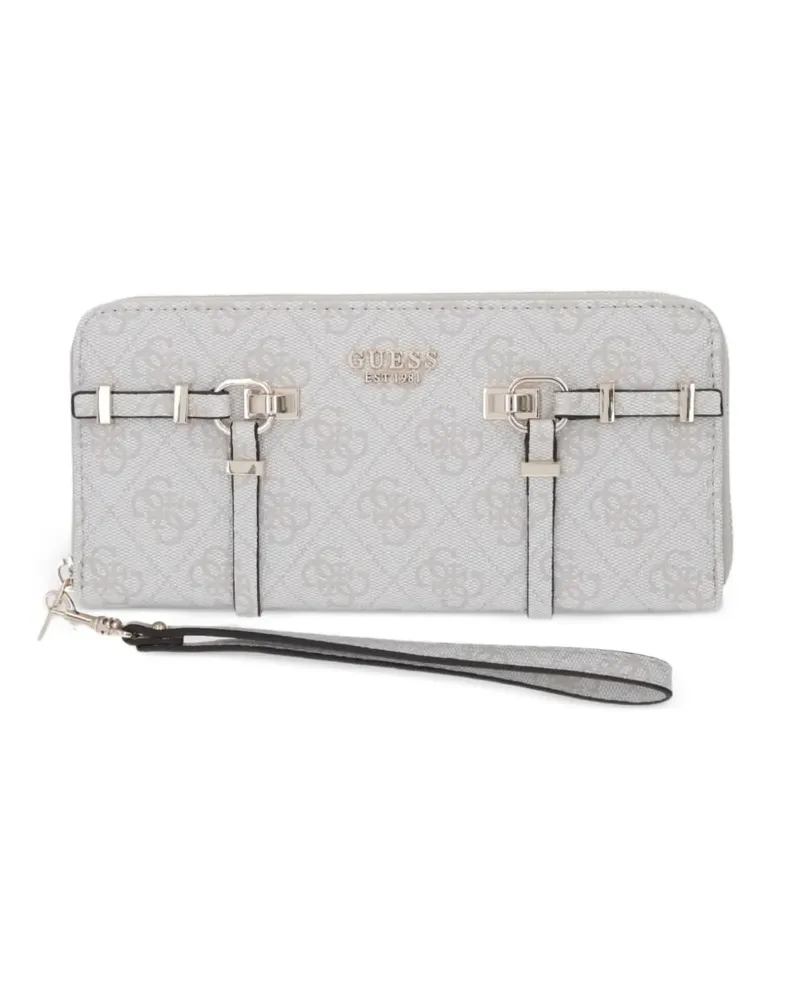 Guess Portemonnaie mit Monogramm-Print - Grau Grau