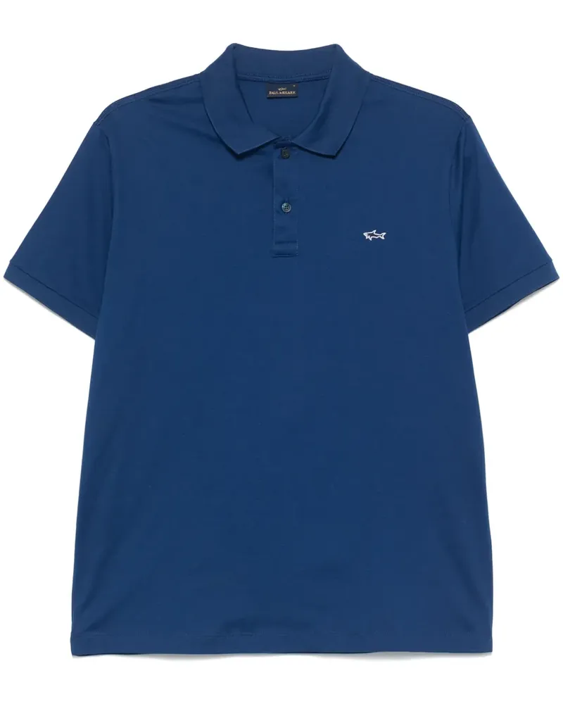Paul & Shark Poloshirt mit Logo-Stickerei - Blau Blau