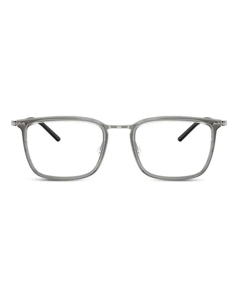 Moncler Brille mit eckigem Gestell - Grau Grau
