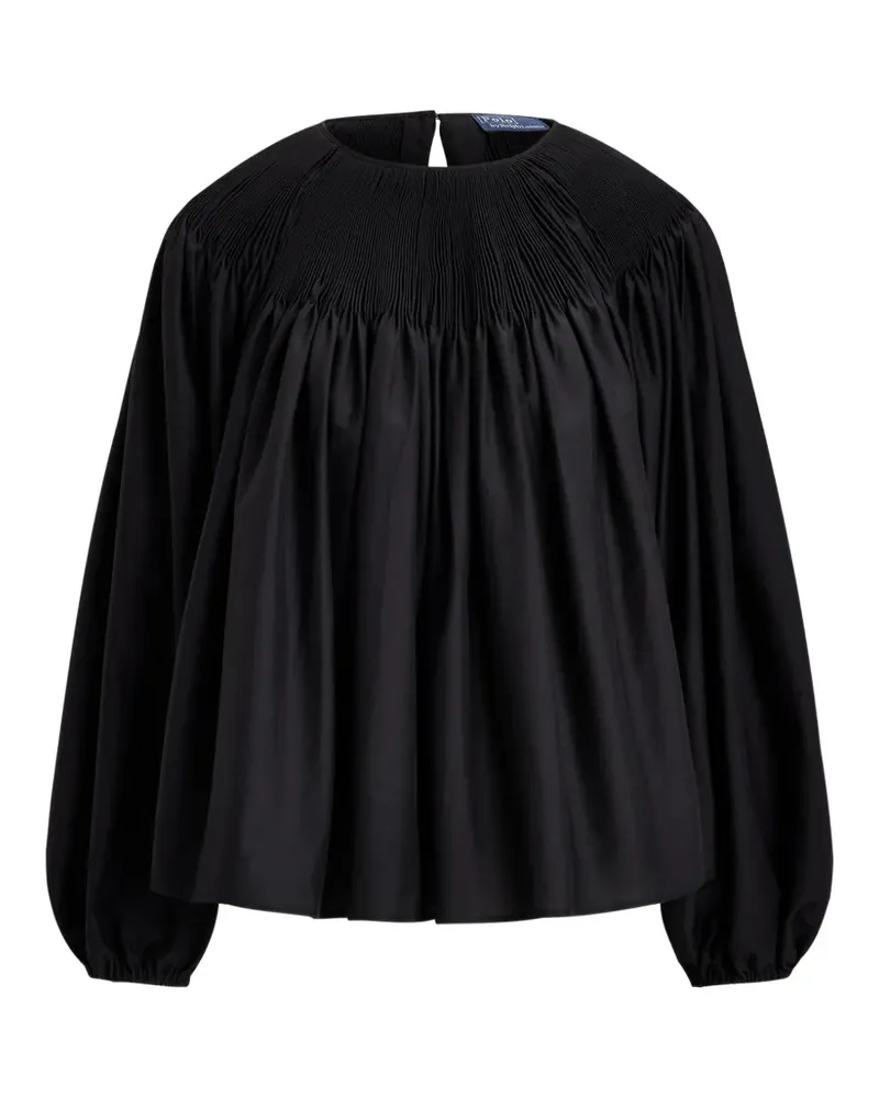 Ralph Lauren Bluse mit Falten - Schwarz Schwarz