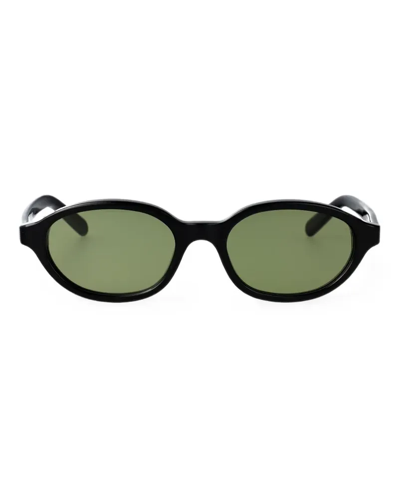 Maison Margiela Low-Profile-Sonnenbrille - Schwarz Schwarz