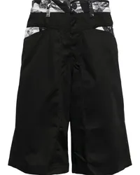 Versace Jeans Magazine Shorts Schwarz