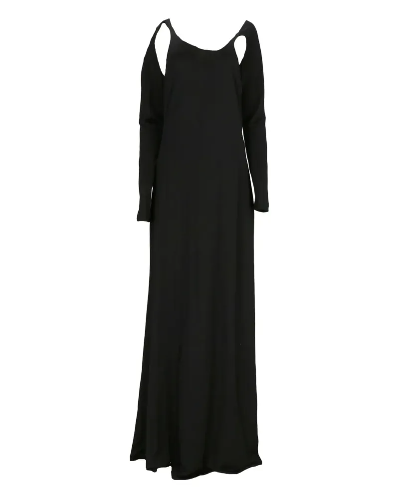 Tom Ford Maxikleid mit Cut-Outs - Schwarz Schwarz