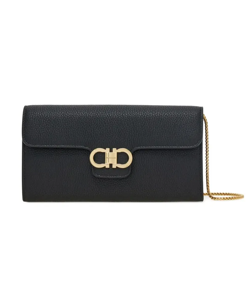 Ferragamo Portemonnaie mit Kettenriemen - Schwarz Schwarz