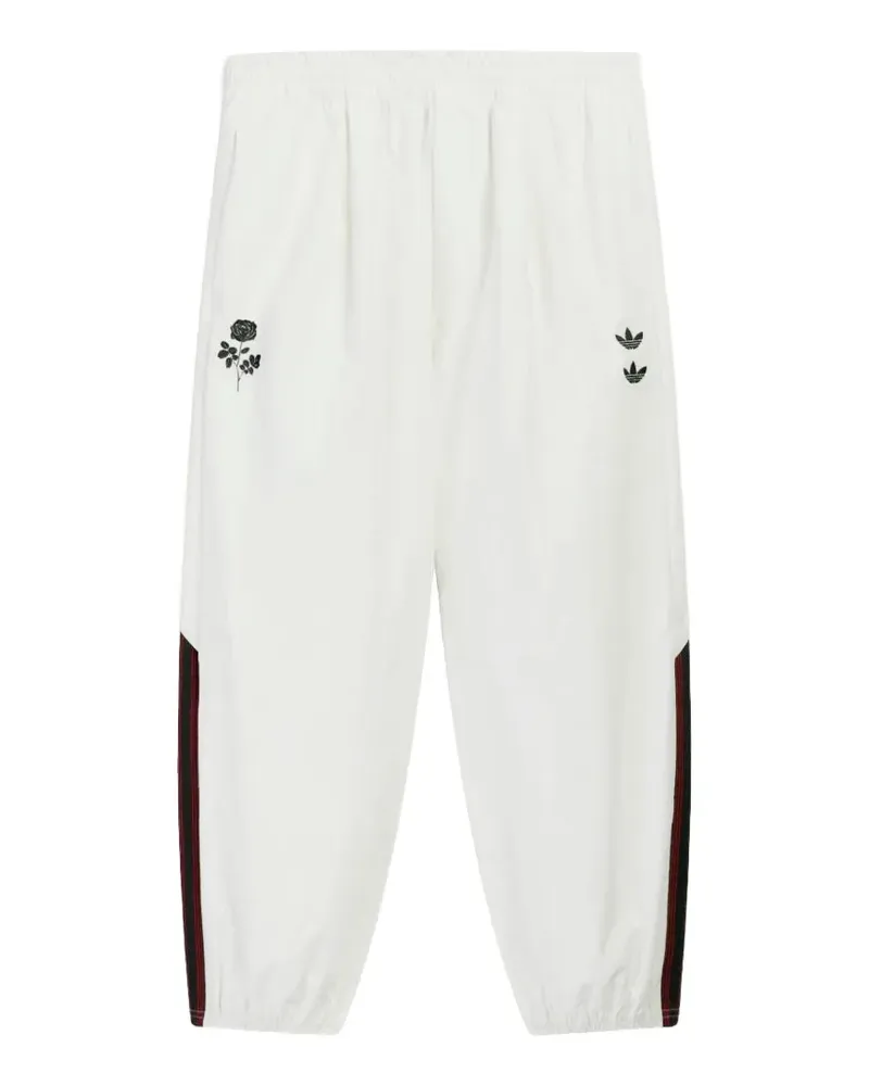 adidas x Willy Chavarria logo-print track pants - Weiß Weiß