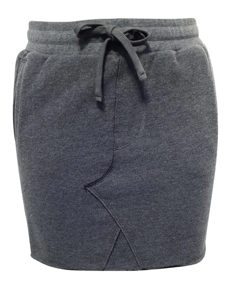 ATM Minirock mit Kordelzug - Grau Grau