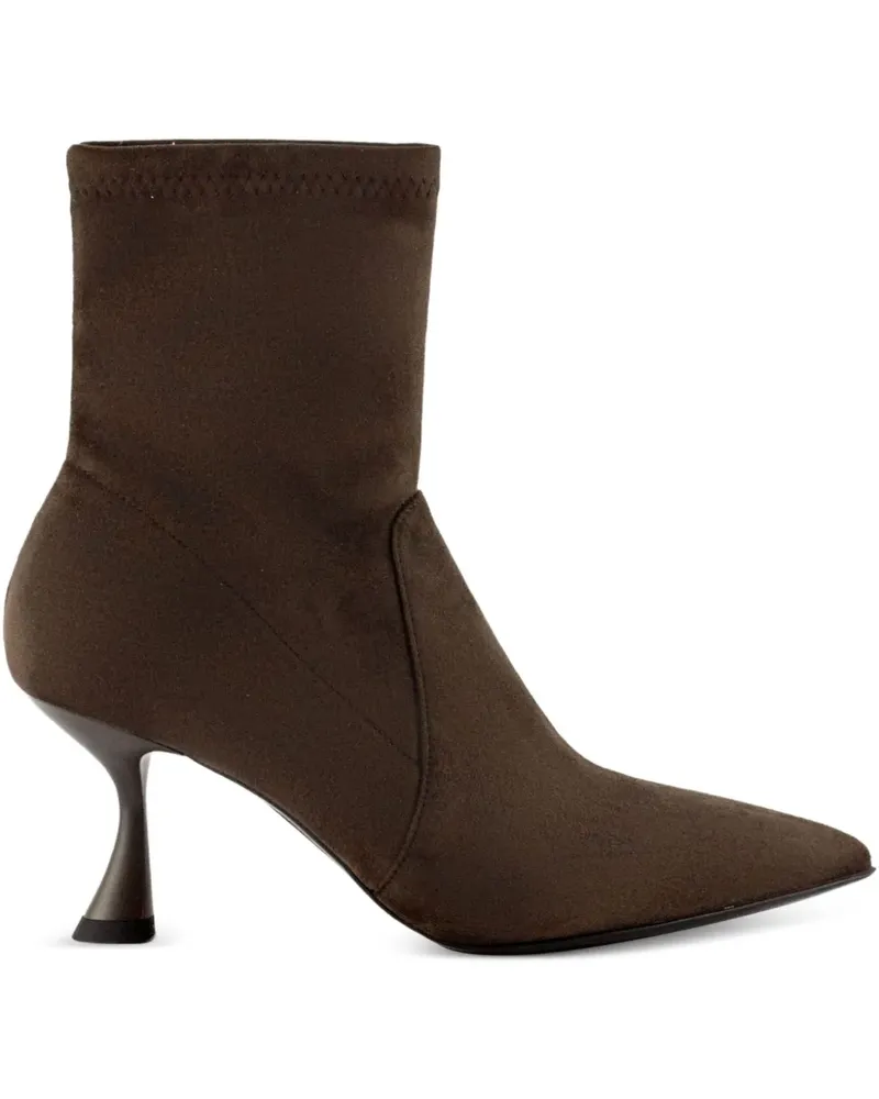 Sergio Levantesi Stiefel mit spitzer Kappe 55mm - Braun Braun
