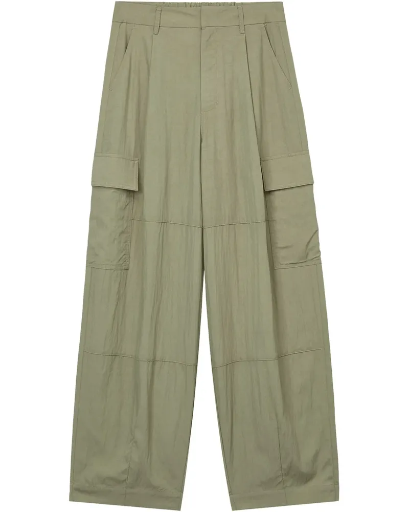 b+ab Hose mit aufgesetzter Tasche - Grün Grün