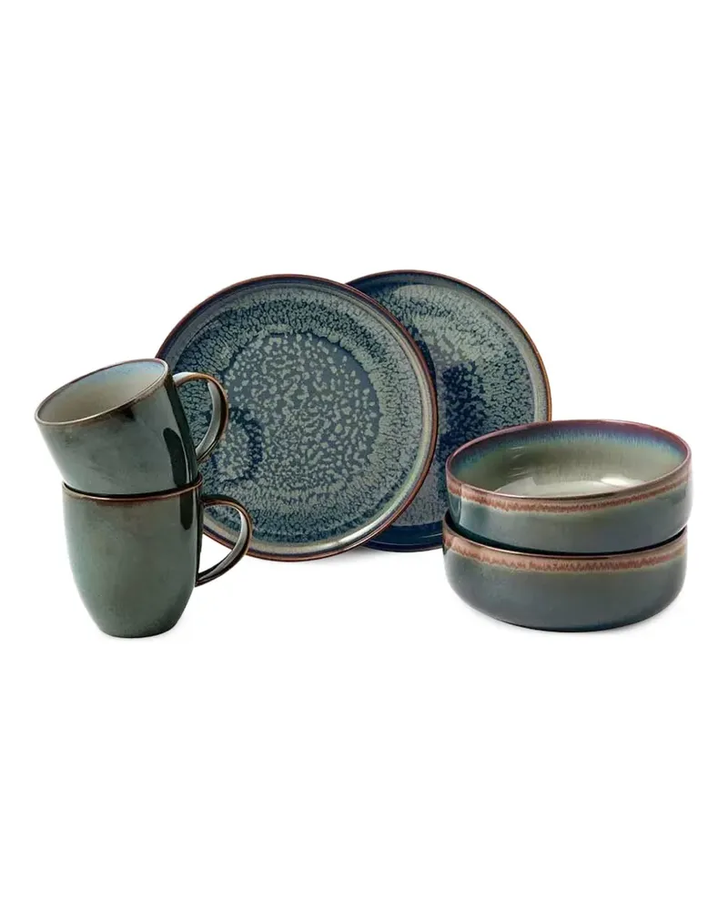 Villeroy & Boch Reaktiv glasiertes Geschirr (2er-Set) - Grün Grün