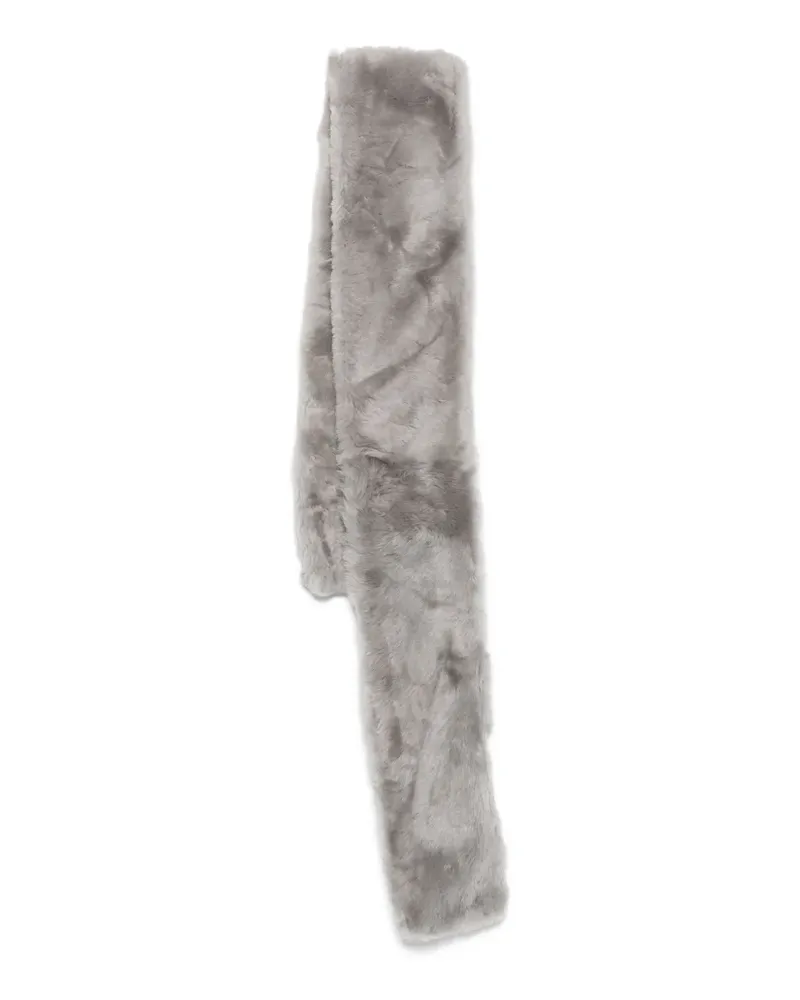 Totême Smoking-Schal aus Shearling - Grau Grau