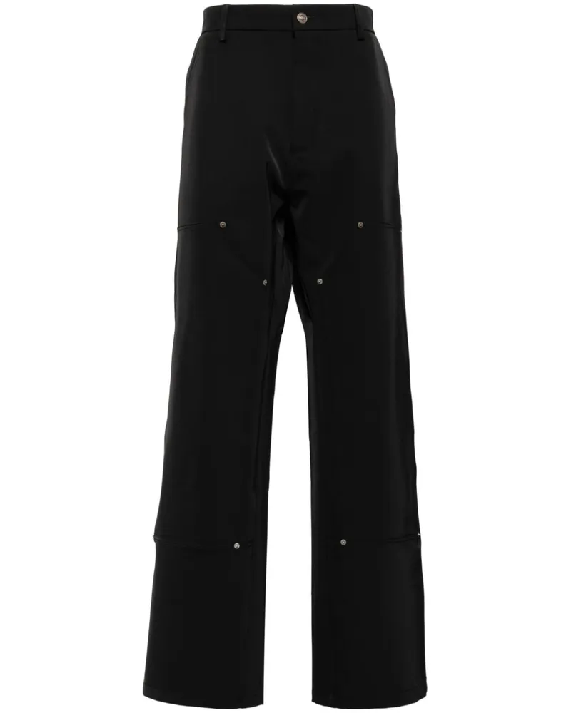 FourTwoFour on Fairfax Hose aus Tech-Twill - Schwarz Schwarz