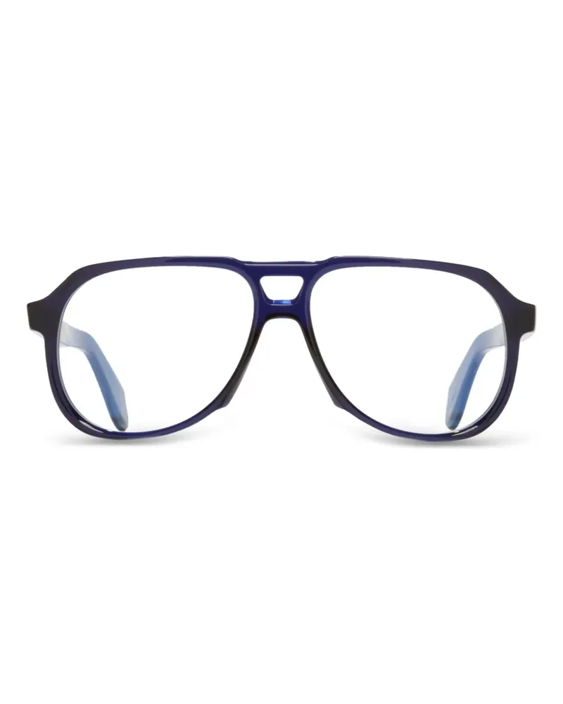 Cutler and Gross pilot-frame glasses - Blau Blau
