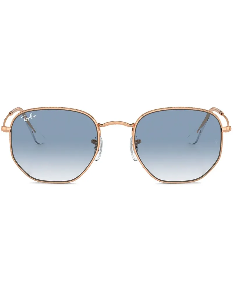 Ray Ban Hexagonal Sonnenbrille - Gold Gold