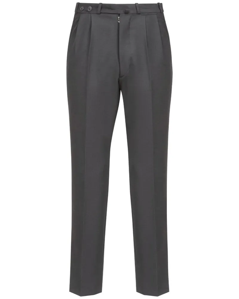Maison Margiela Hose aus British Mohair - Grau Grau